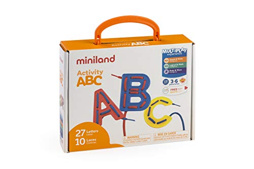 Miniland ABC 45306 attività scrittura lettere plastica 3-6 anni