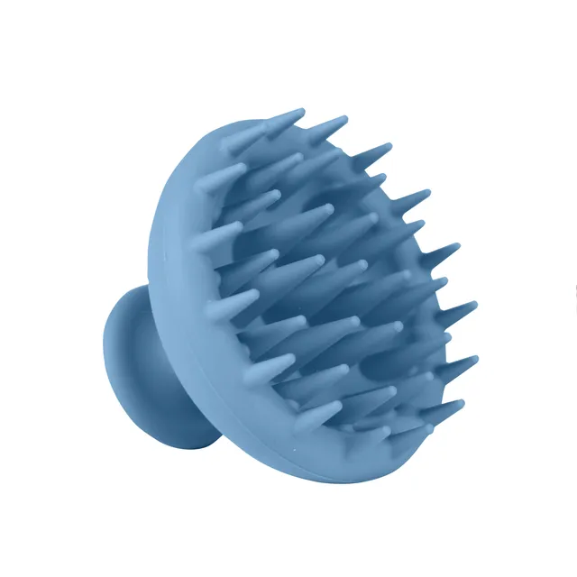 Mizu Baby Mami Spazzola silicone capelli neonato crosta lattea Blu