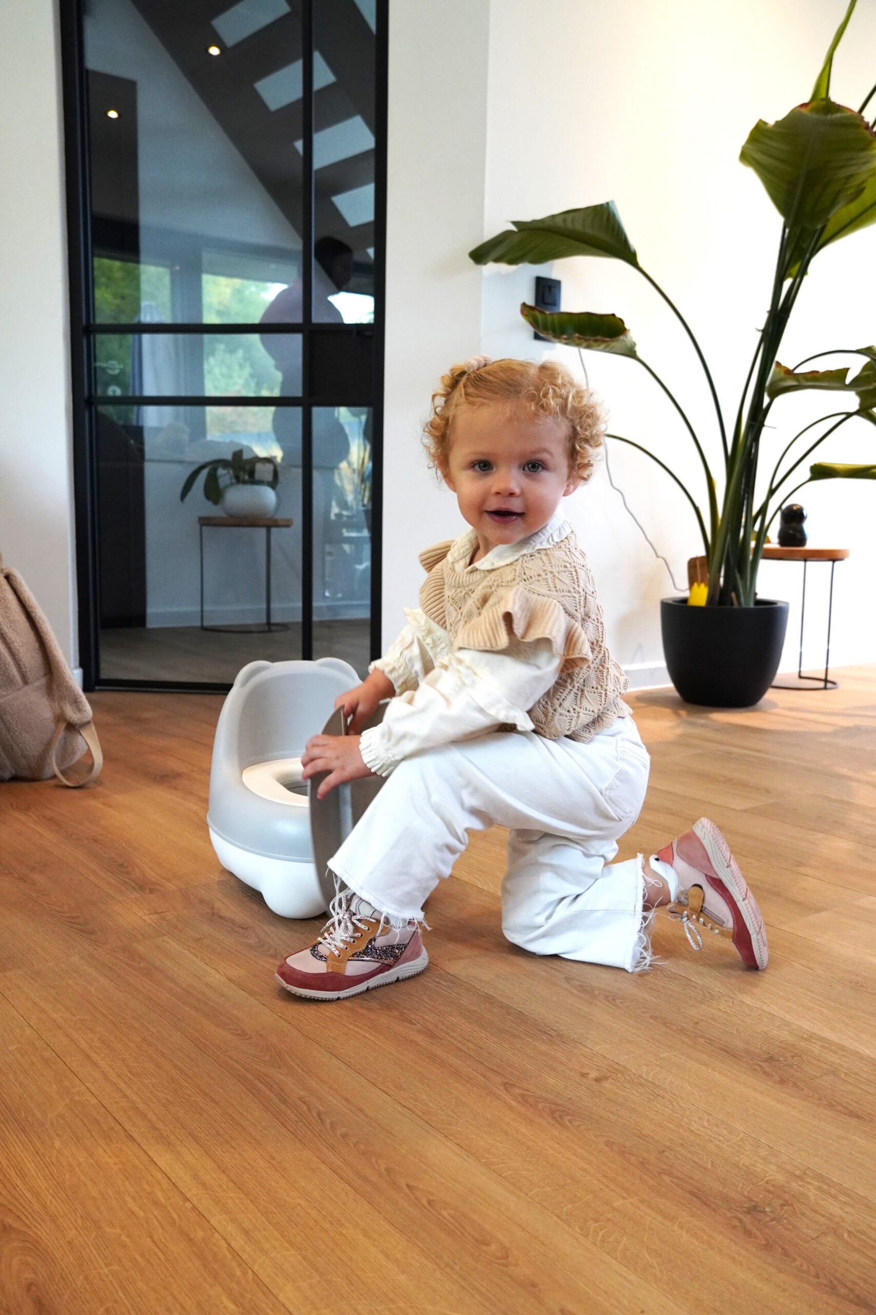 BoJungle Grooming Potty Bear Grey vasino orso grigio