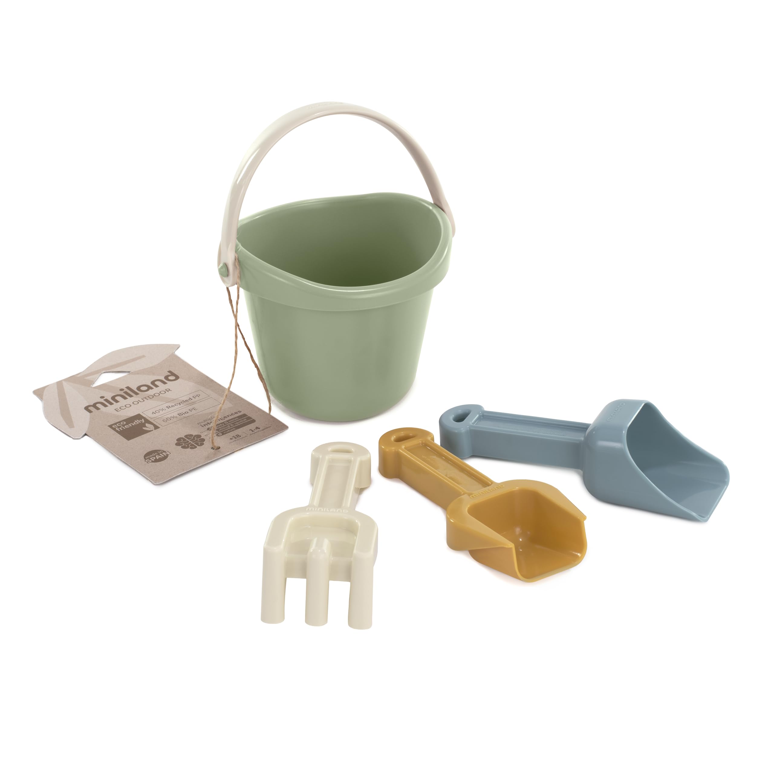 Miniland Eco Sand Set Cool secchiello mare 5 pezzi