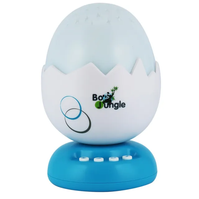 BoJungle B-Egg proiettore luce notturna turchese con musica