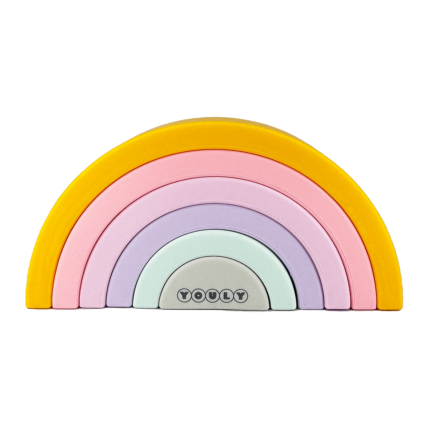 Youly Montessori Arcobaleno Pastel Silicone 12 Mesi+