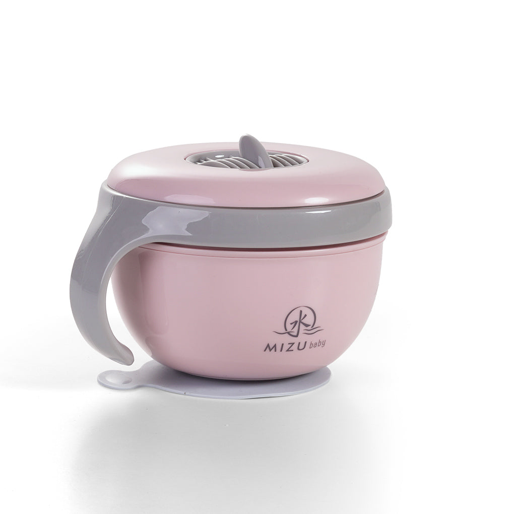 Mizu Baby Okayu Set Svezzamento Rosa 5 Pezzi Rattan