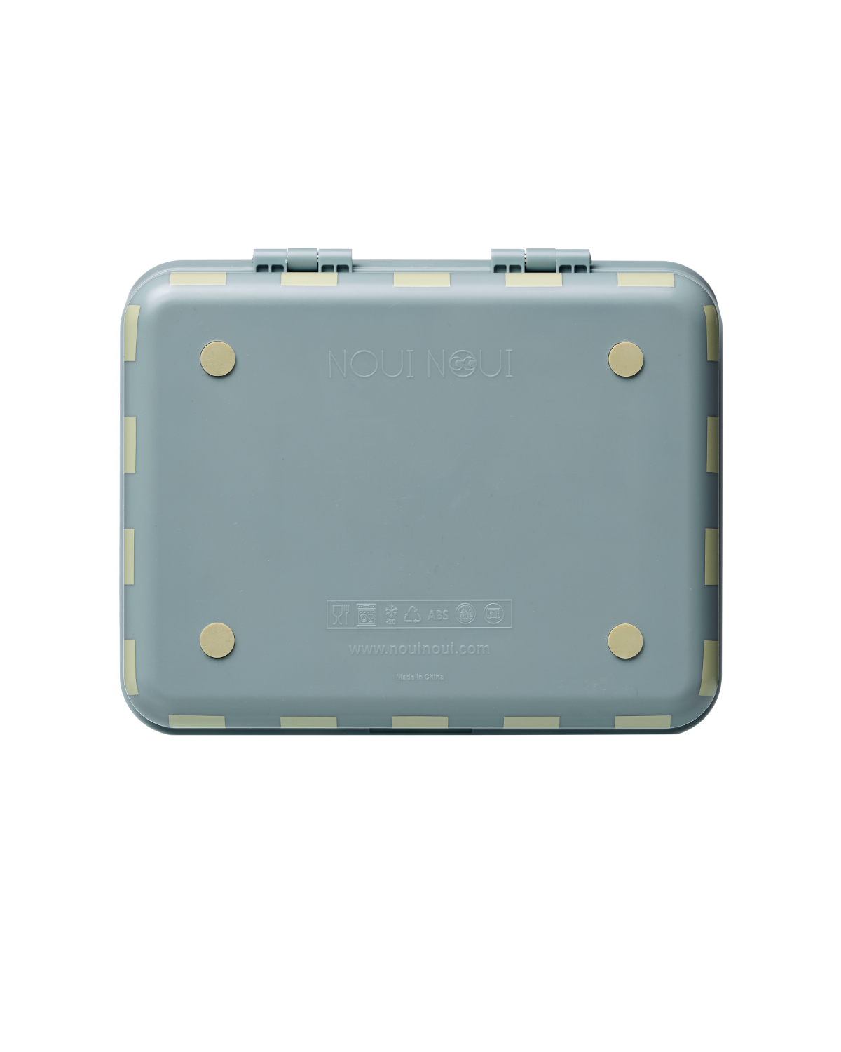 Noui Noui Lunch Boxes portapranzo blu 3 vassoi antigoccia