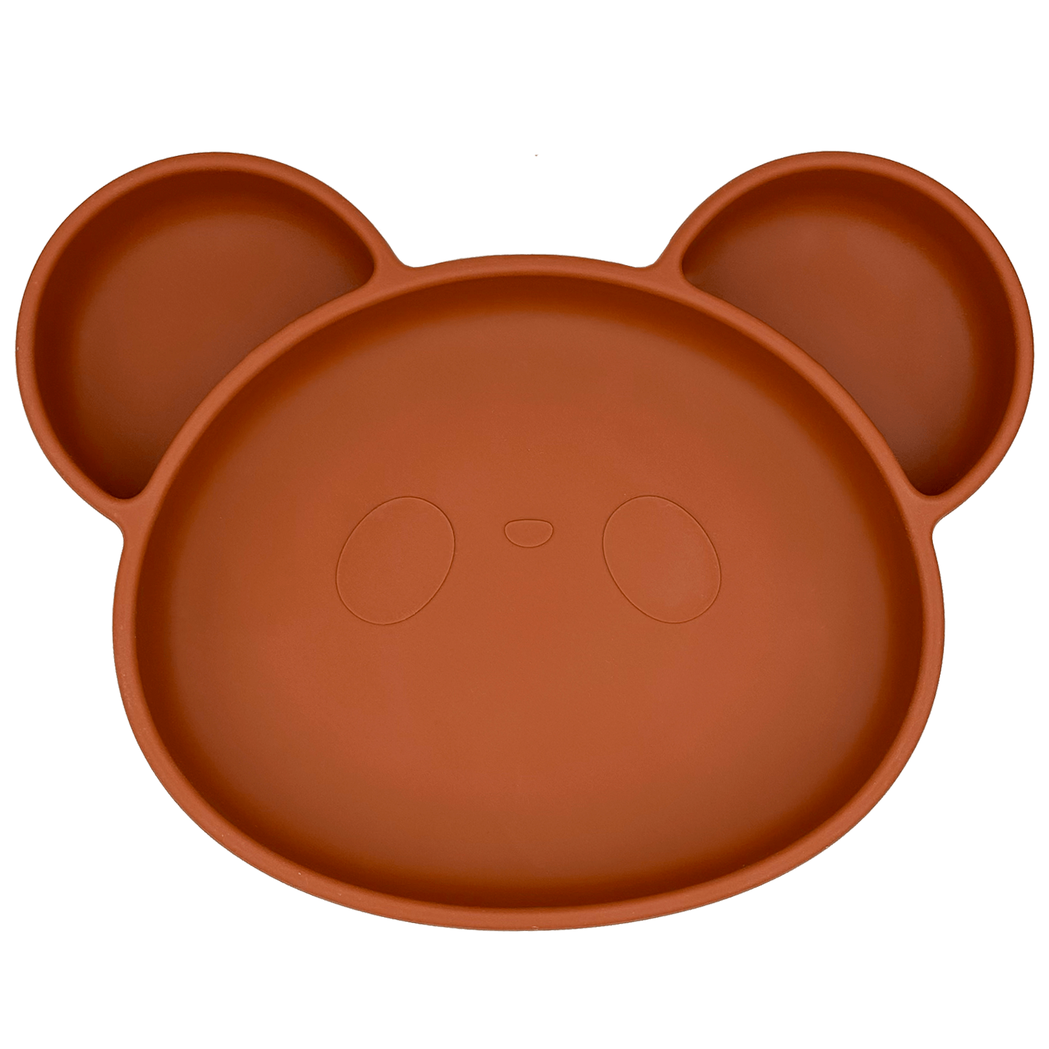 Youly Orso Set Pappa Silicone Marrone Ruggine con Posate