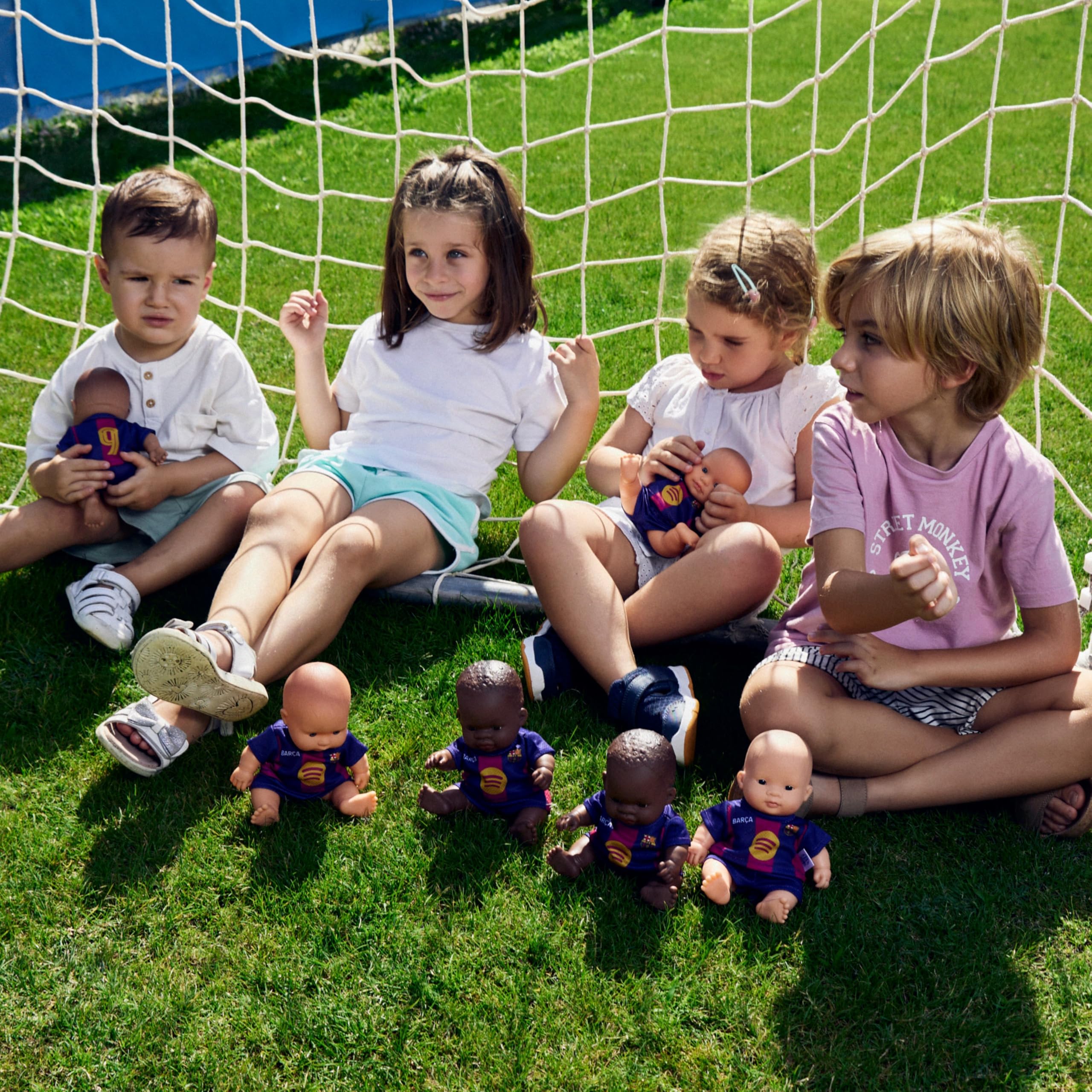 Miniland FC Barcelona bambola 21 cm Caucasico blaugrana
