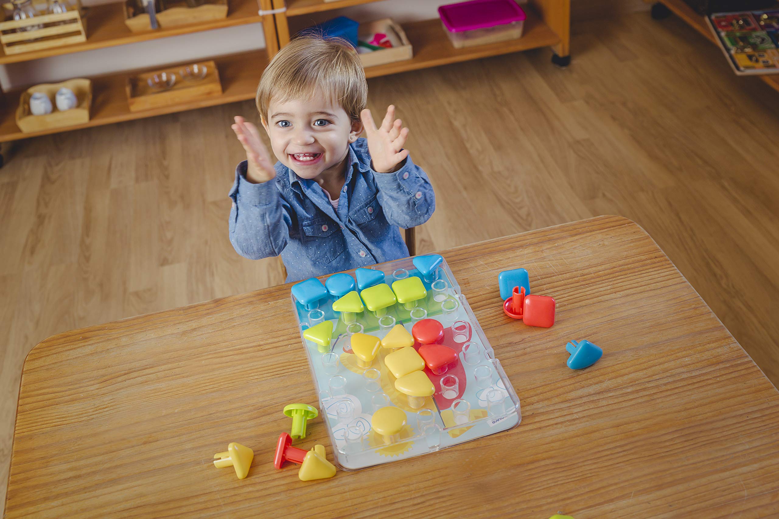 Miniland 45319 Superpins Gioco Chiodini Valigetta dai 2 Anni