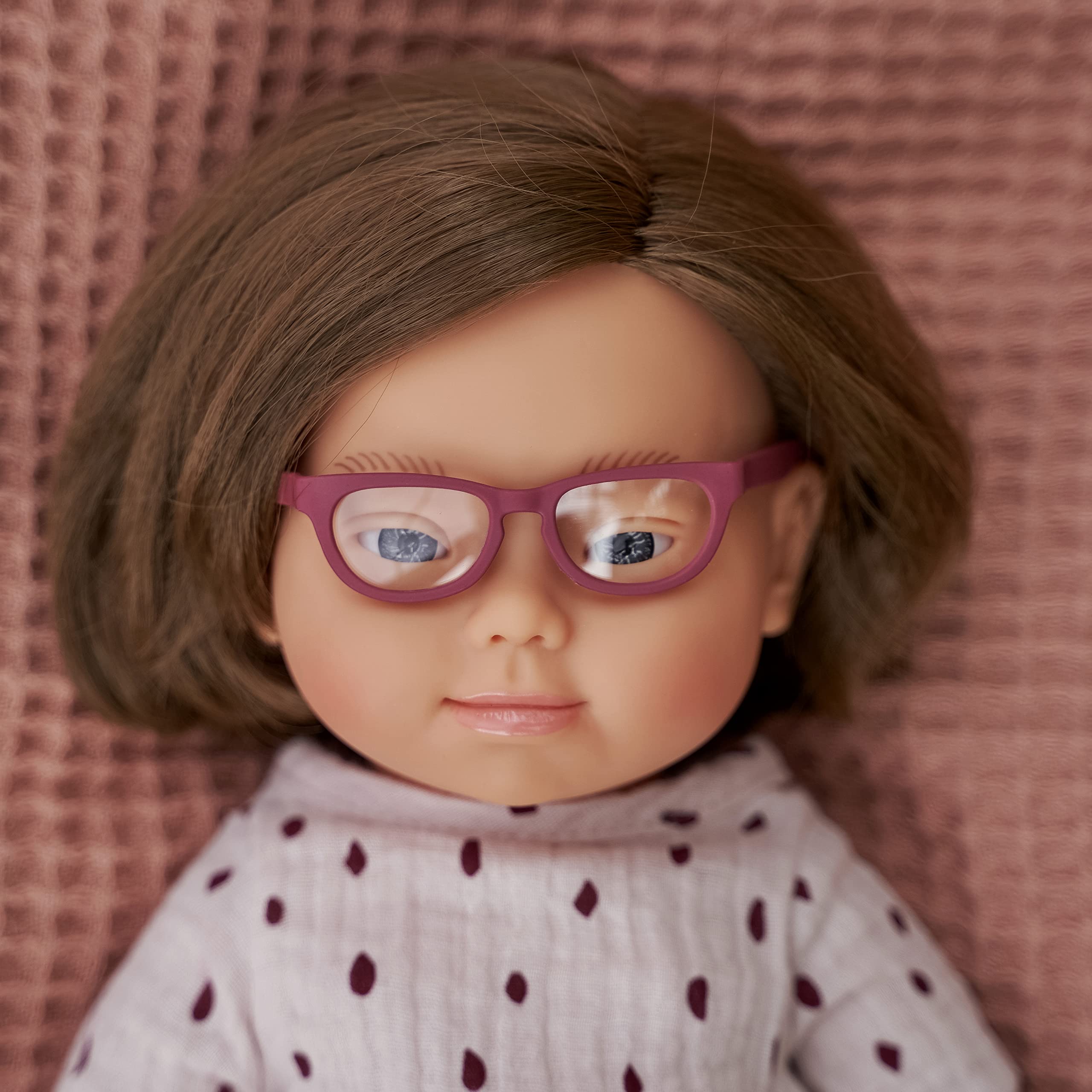 Miniland Bambole Toty Bambola Down Occhiali 38 cm
