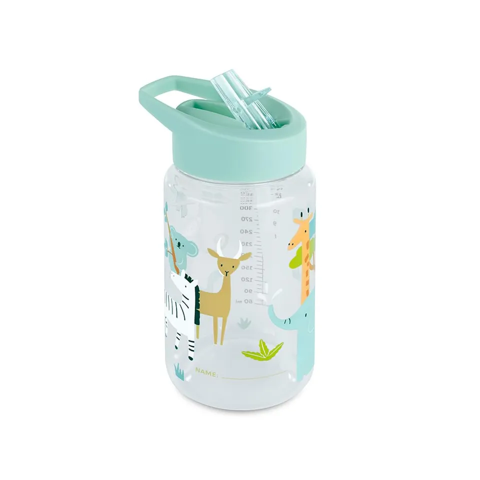 Miniland Passeggio Bottiglia 450 ml Jungle Borraccia Tritan