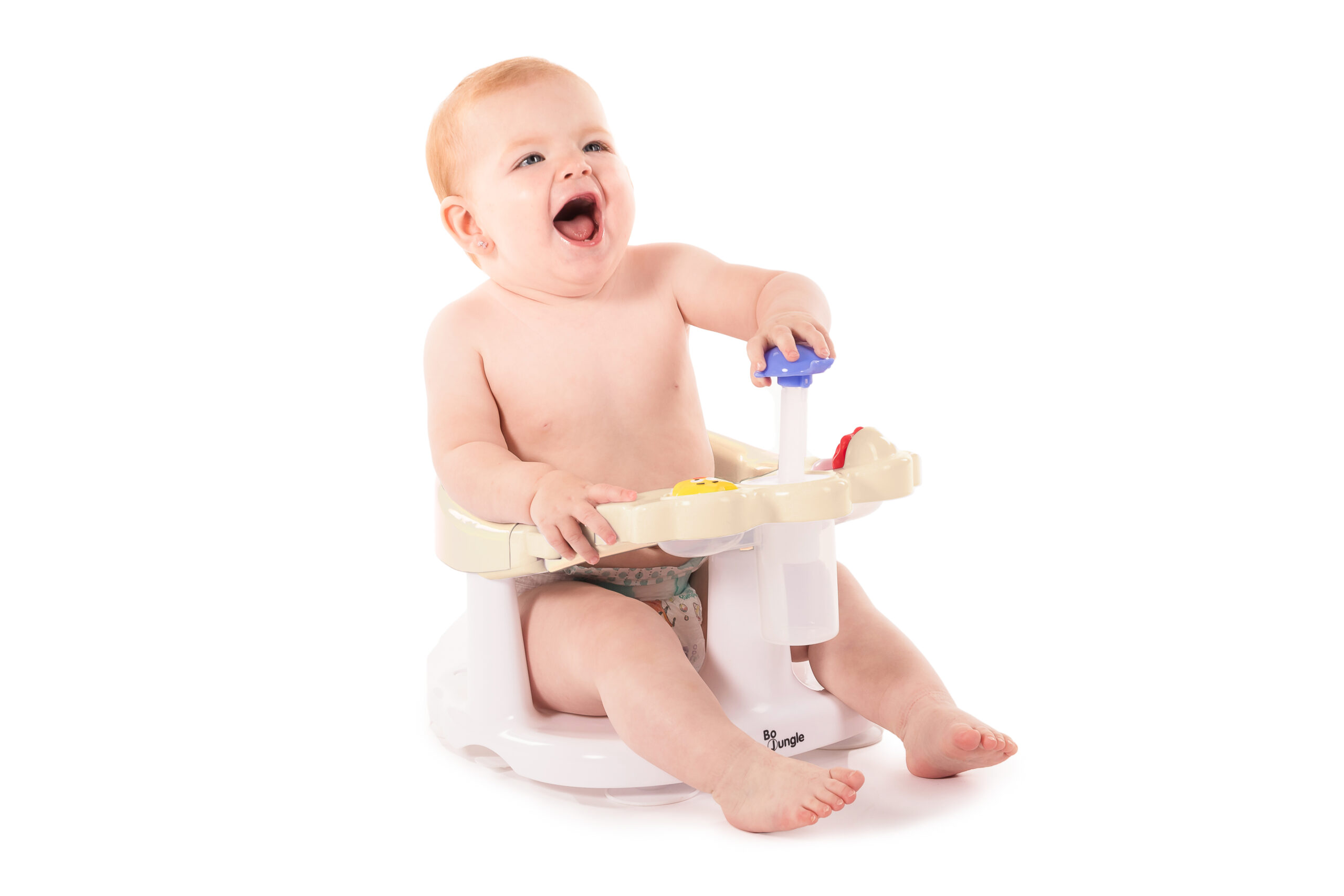 BoJungle Grooming Bath Seat Dune seggiolino bagnetto 5M+ con ventose