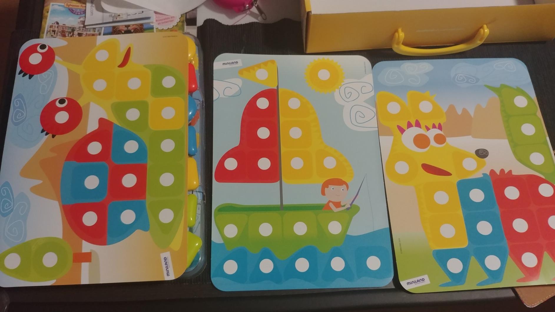 Miniland 45319 Superpins Gioco Chiodini Valigetta dai 2 Anni