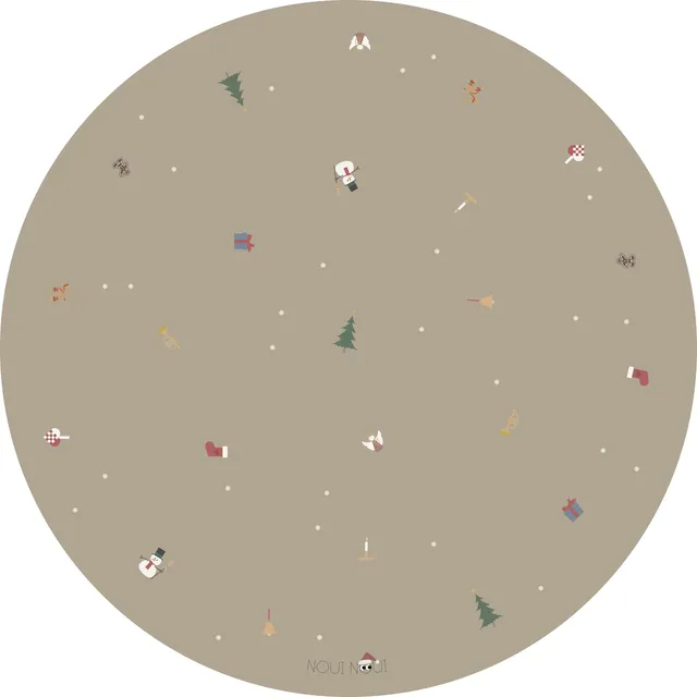 Noui Noui Floor Mats tappetino albero Natale 125 cm Winter