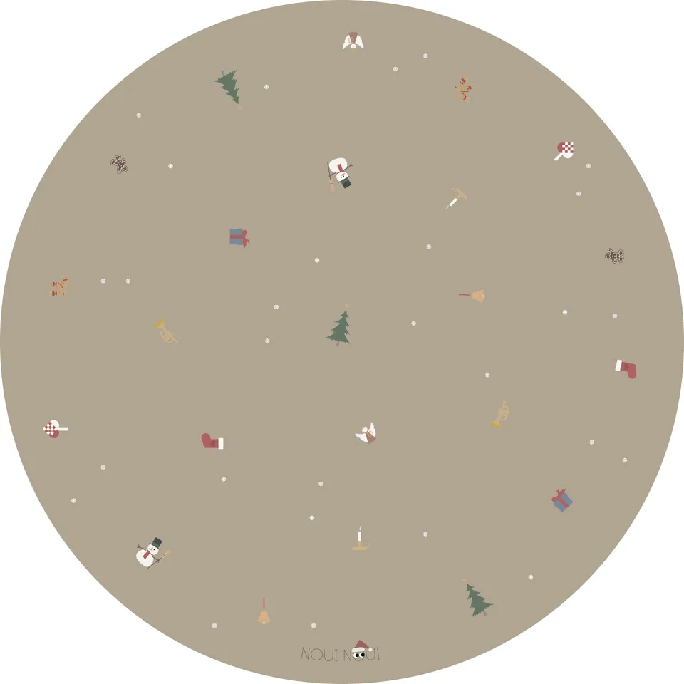 Noui Noui Floor Mats tappetino albero Natale 125 cm Winter
