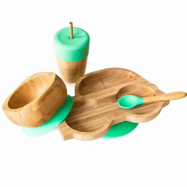 Eco Rascals Bundles Set Svezzamento Auto Blu 6 pezzi bambu