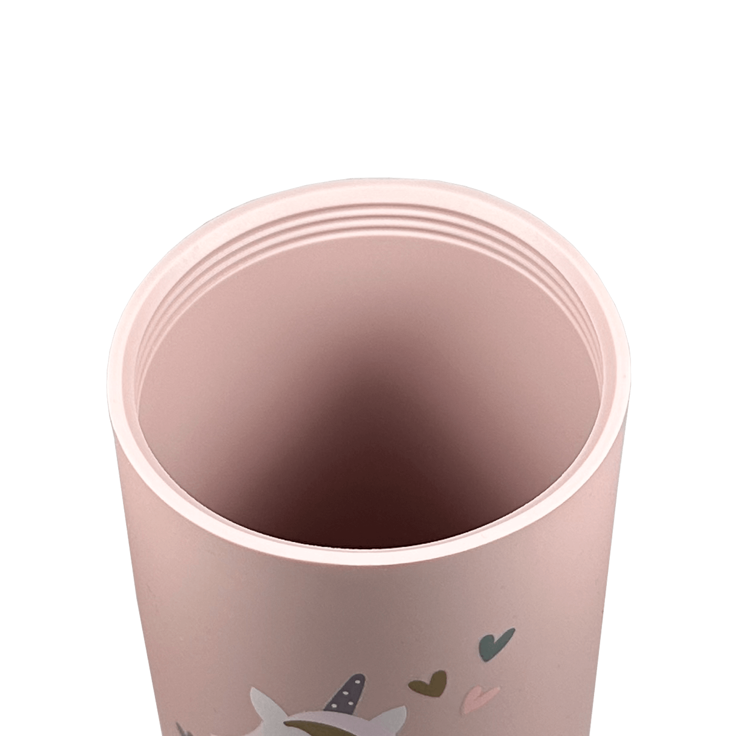 Youly Unicorn bicchiere cannuccia rosa in silicone alimentare