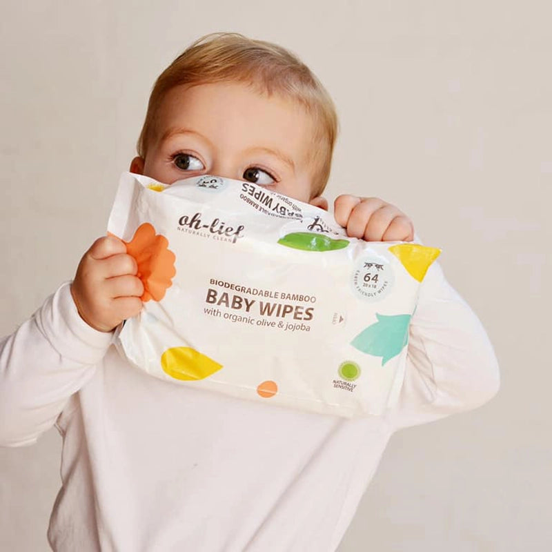 Oh-Lief Salviette Neonato Bambù Box 192 Pezzi Delicate