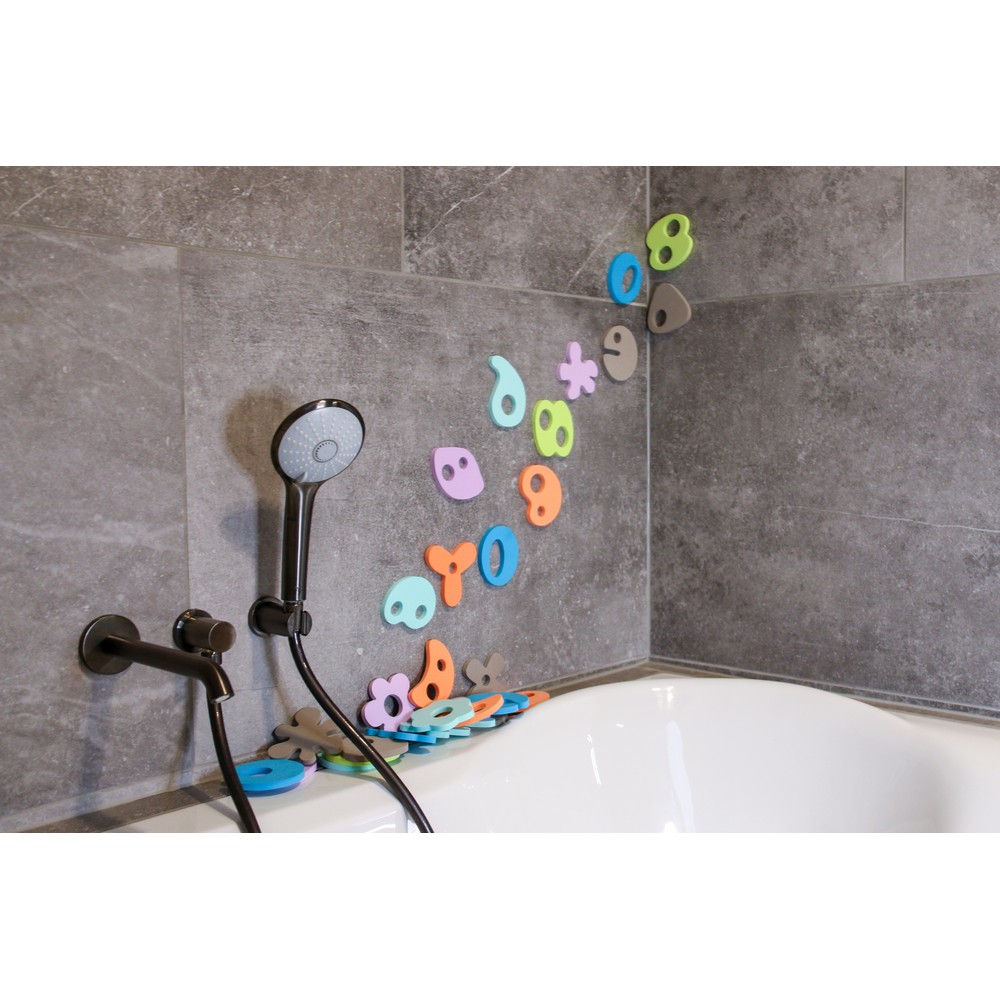 BoJungle B-Bath forme schiuma bagnetto 36 pezzi colorate