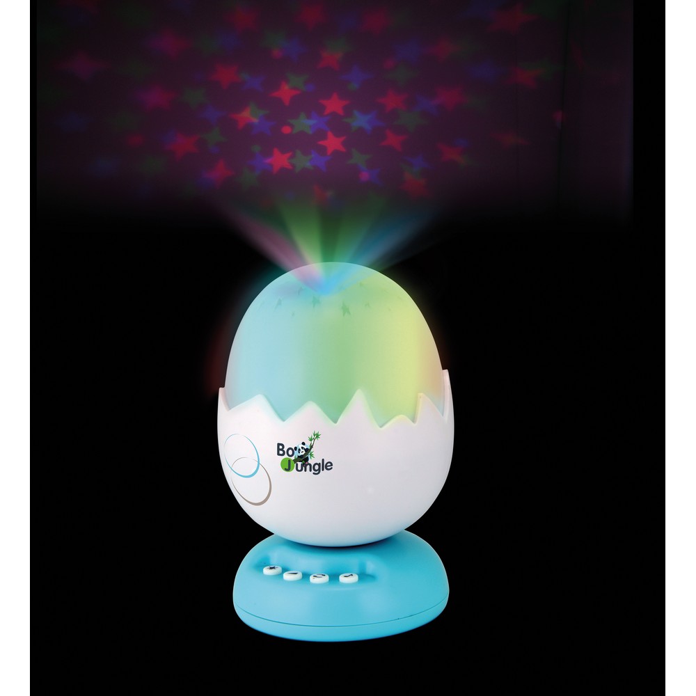 BoJungle B-Egg proiettore luce notturna turchese con musica