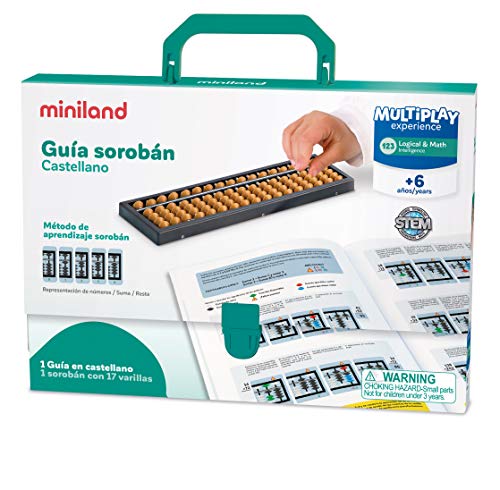 Miniland 95084 abaco giapponese Soroban guida 26 cm