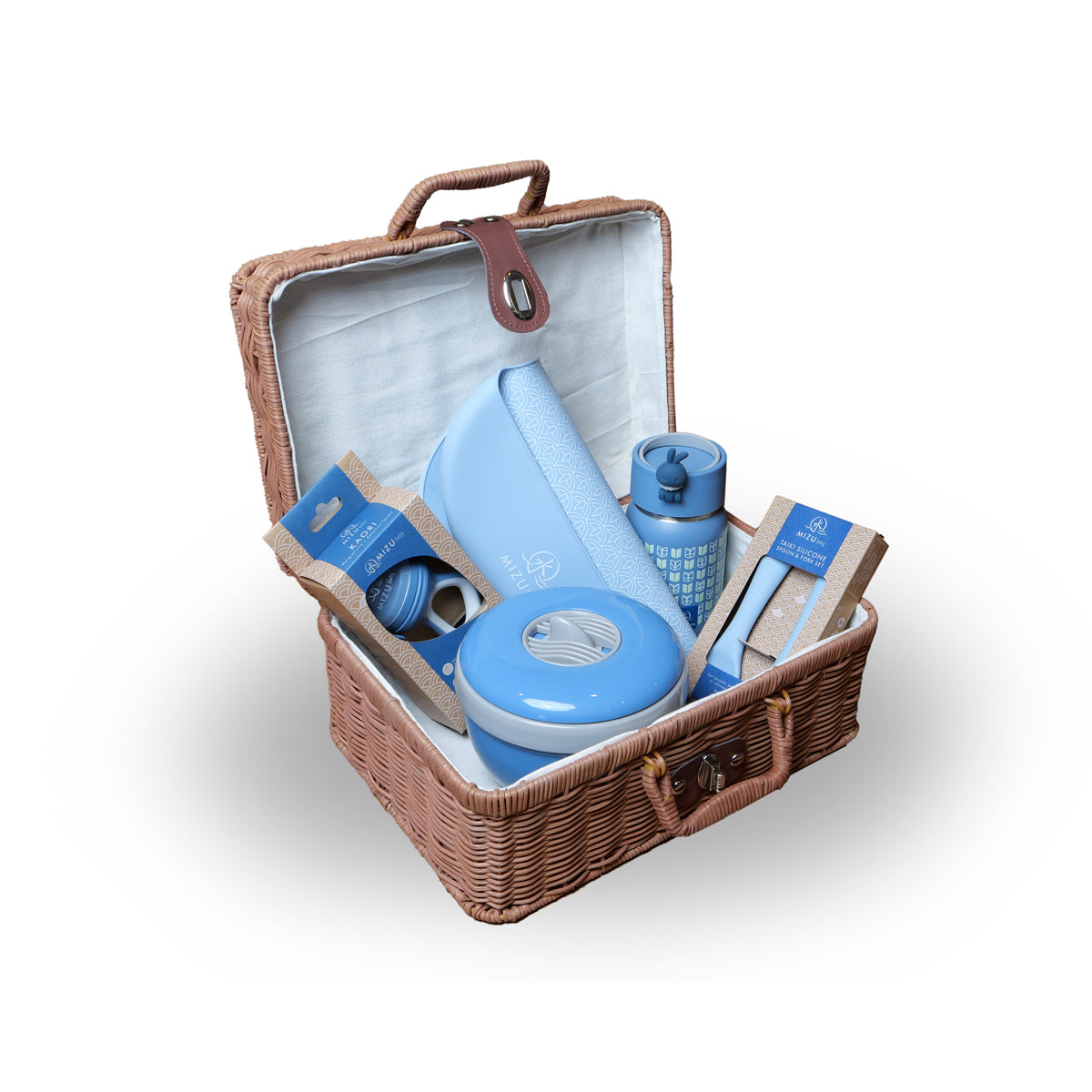 Mizu Baby Okayu Set Svezzamento Blu 5 Pezzi