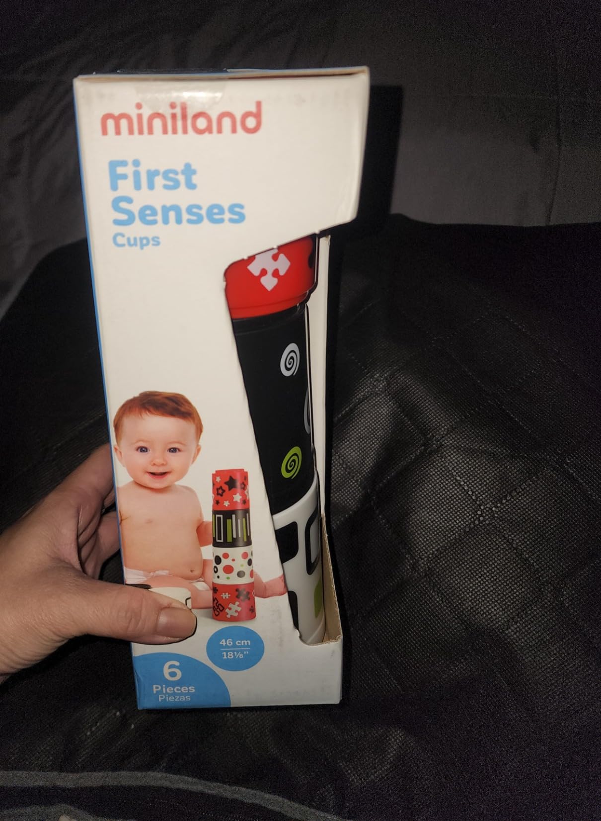 Miniland First Senses 97311 tazze impilabili multicolore