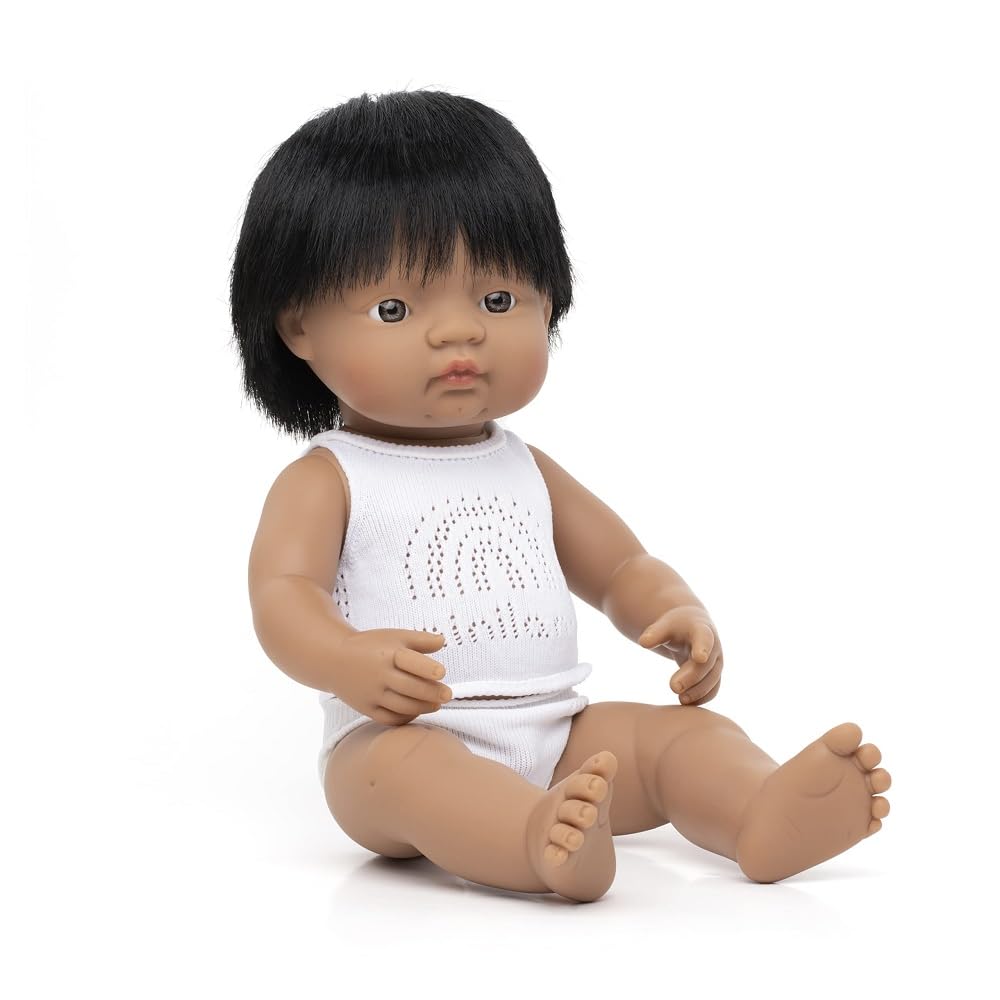 Miniland Bambolotto Latinoamericano 31157 Bambola 38 cm Vinile