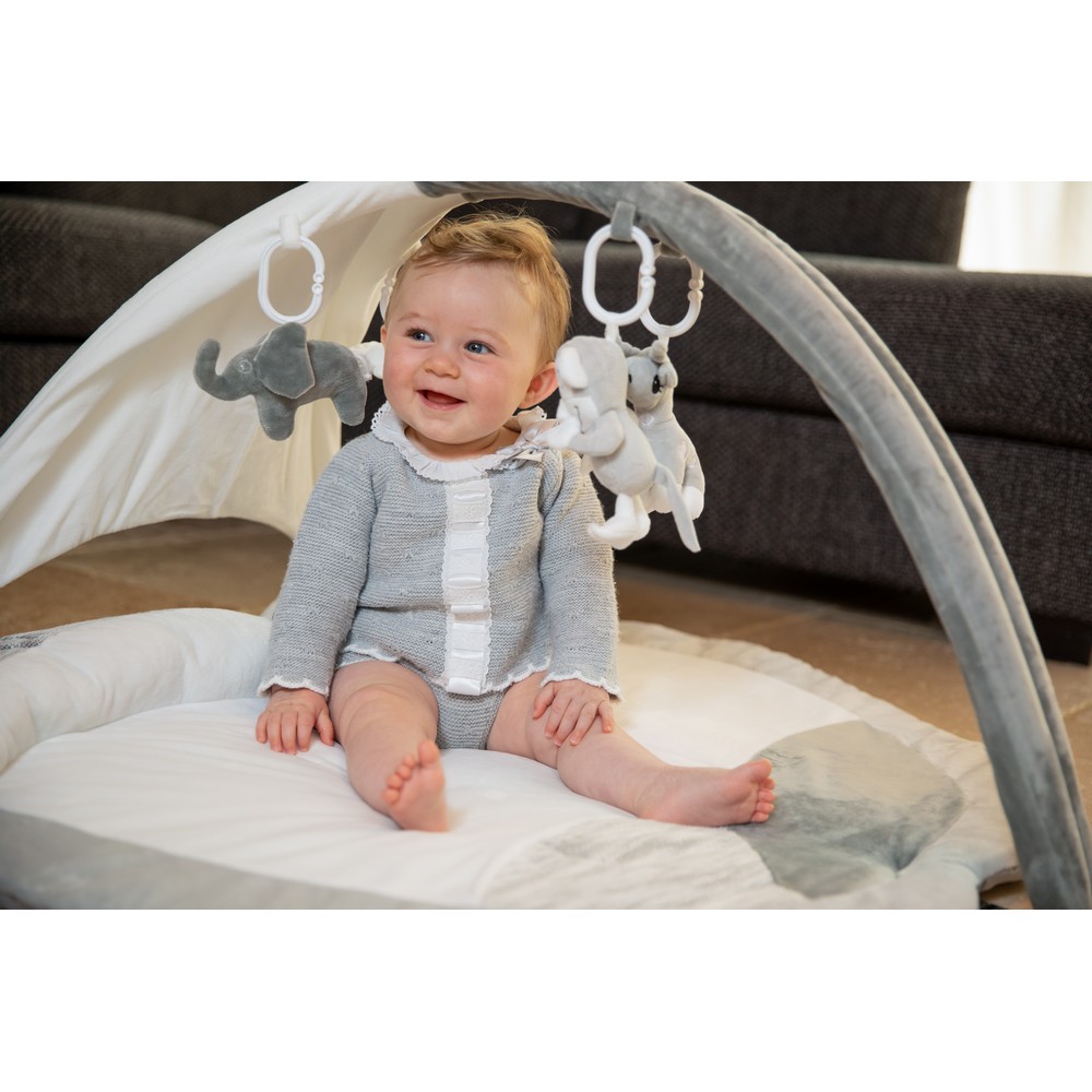 BoJungle Playtime B-Play Gym palestrina Grey Apple morbida