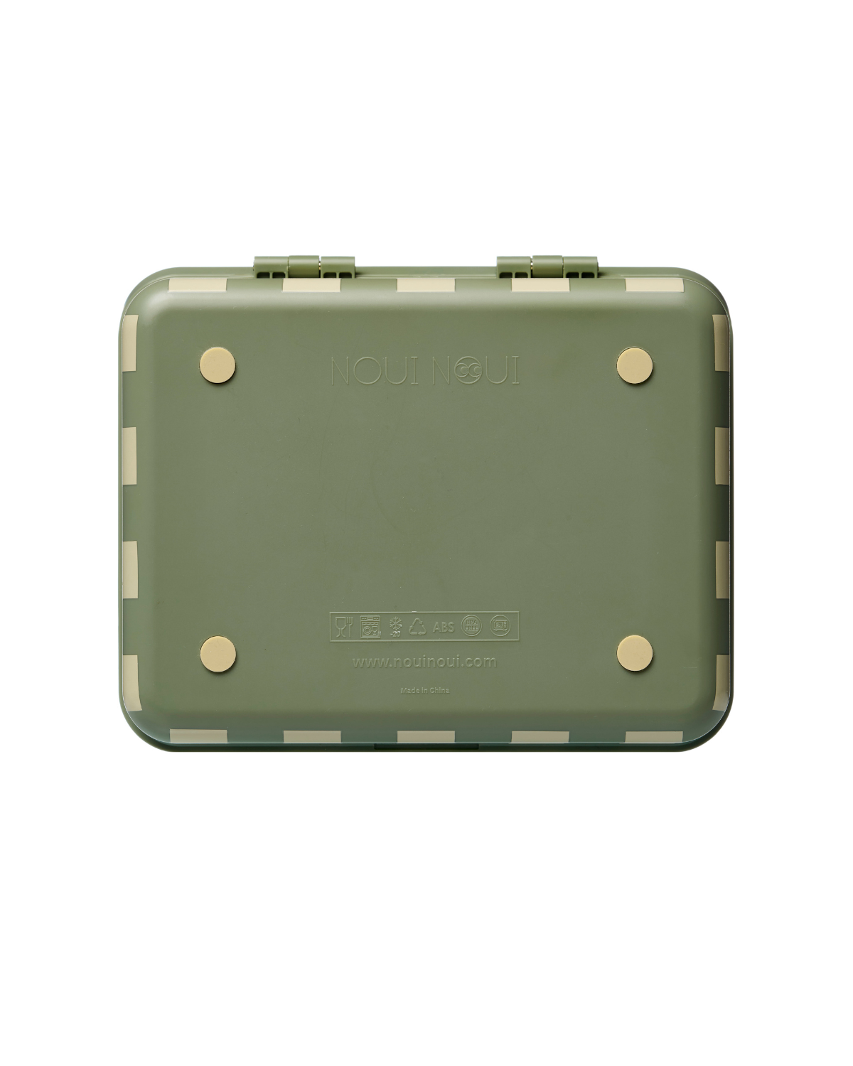 Noui Noui Lunch Boxes portapranzo verde 3 vassoi ermetico
