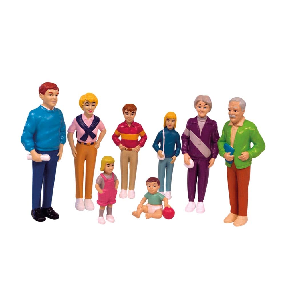 Miniland Famiglia Europea personaggi 8 pezzi 14 cm