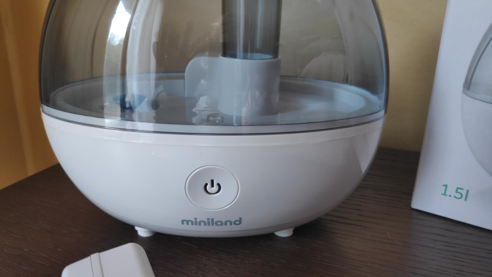 Miniland Humidrop 89173 umidificatore ultrasuoni bianco a essenze