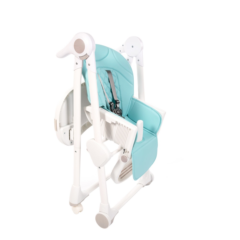 BoJungle B-Dinner Wheely Seggiolone Pappa Blu Pieghevole 5 Punti