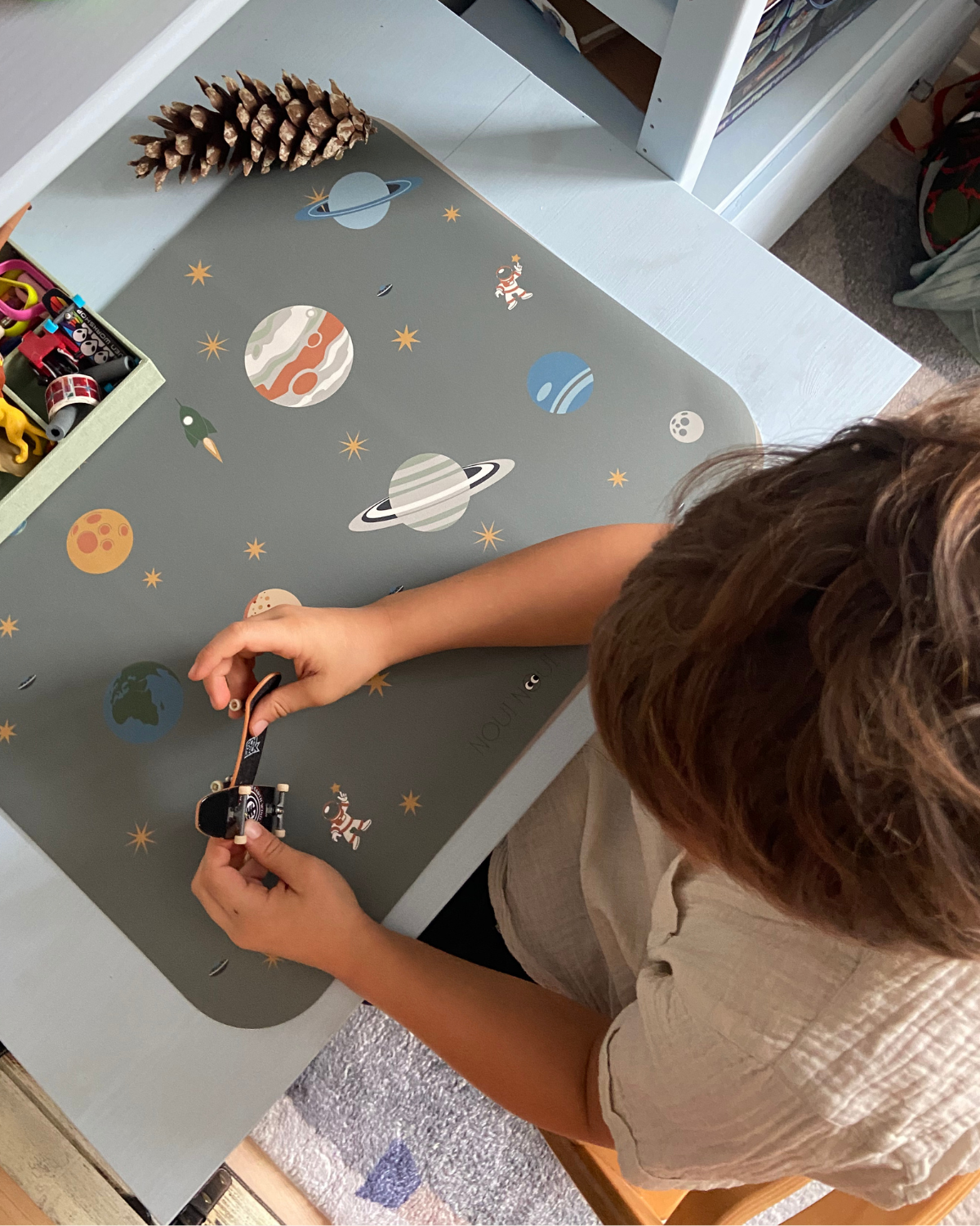 Noui Noui XL Placemats Tovaglietta Space 55x45 cm blu