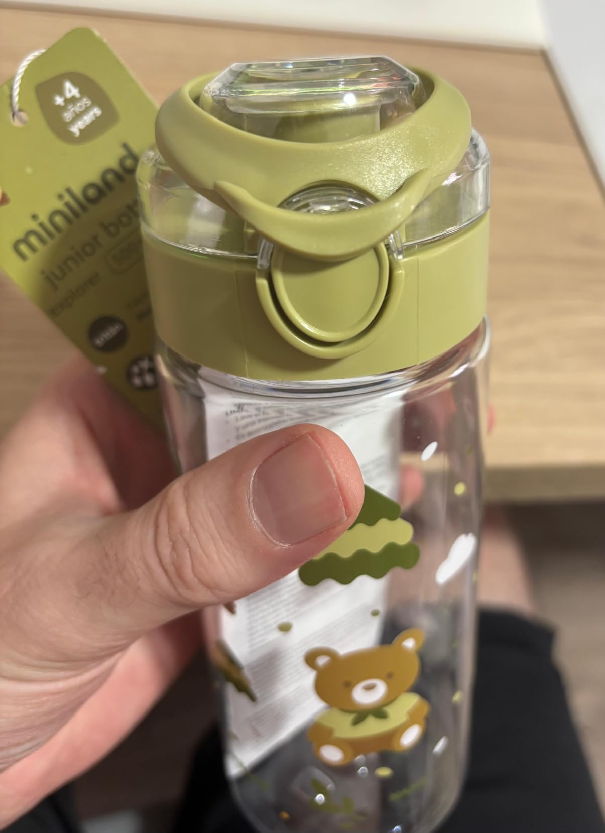 Miniland Junior Bottle Explorer Bottiglia Tritan 500 ml Scuola