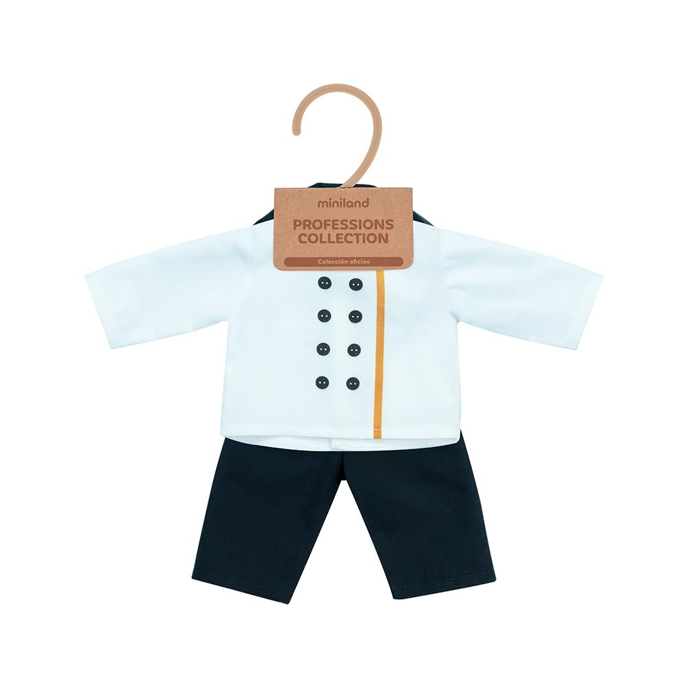 Miniland Bambole 38 cm costume cuoco gioco ruolo