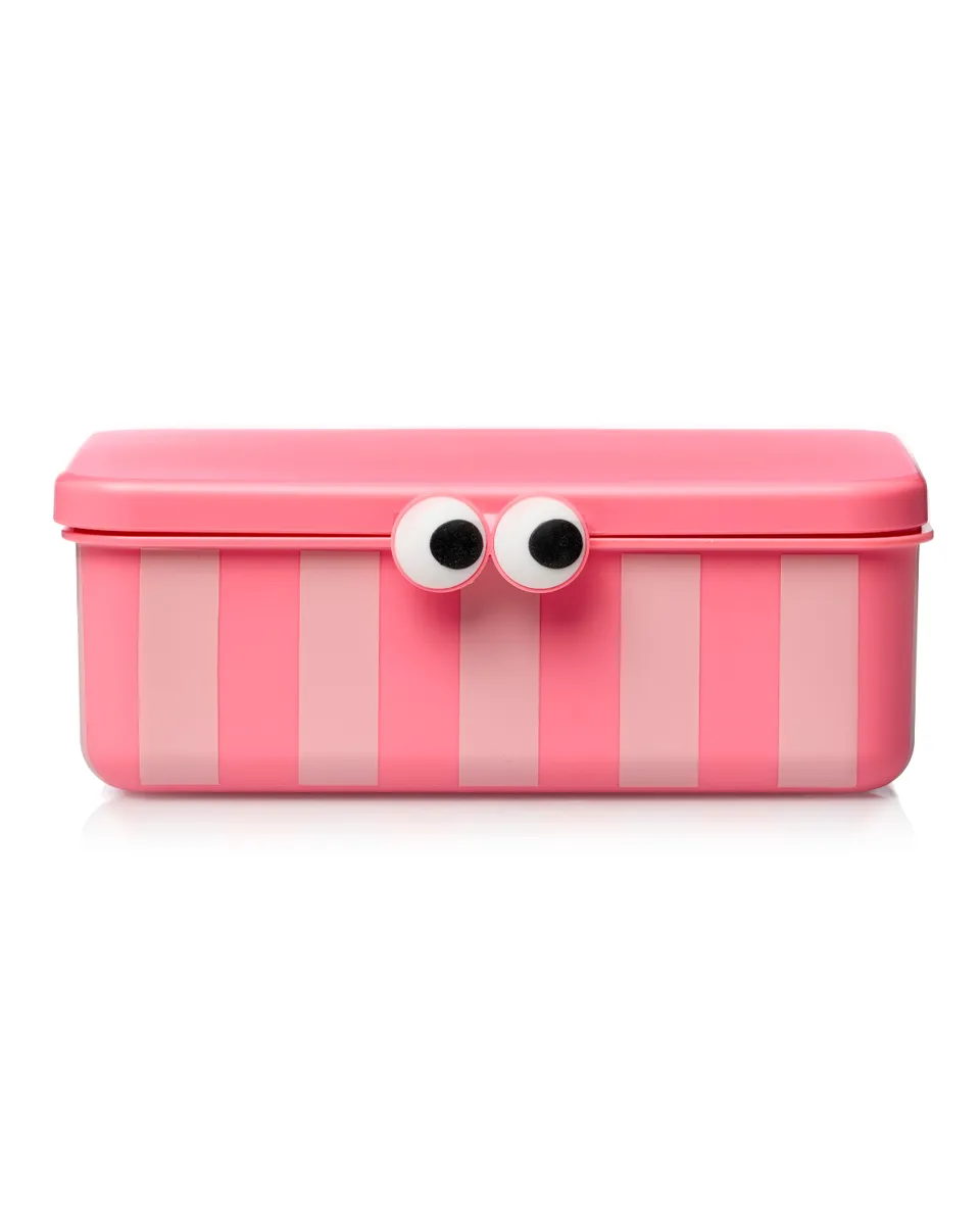 Noui Noui Lunch Boxes portapranzo rosa 3 vassoi