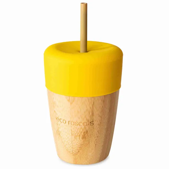 Eco Rascals Bamboo Cups tazza bamboo gialla 210 ml