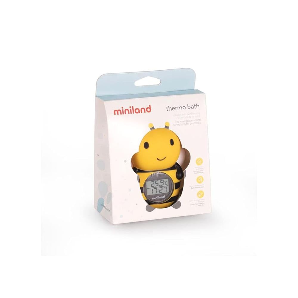 Miniland Bagno Thermo Bath Bee termometro bagnetto ape galleggiante
