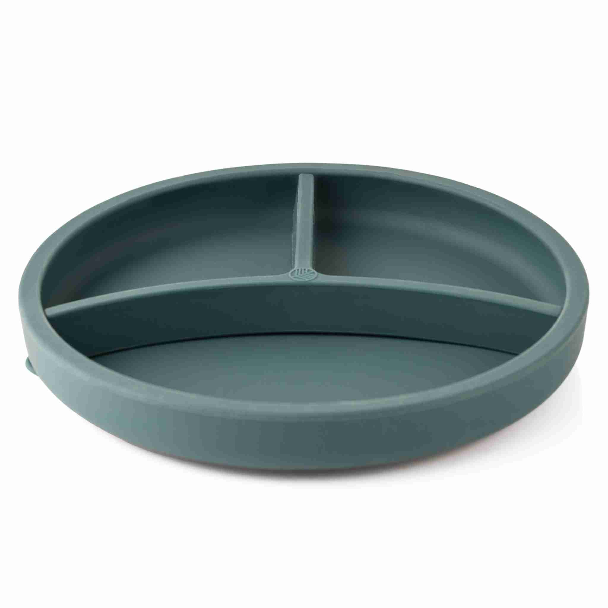 Eco Rascals Silicone Divider Plates piatto silicone verde petrolio
