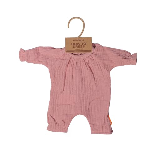 Miniland Vestiti Bambola 32 cm Pigiama Rosa con Cappello