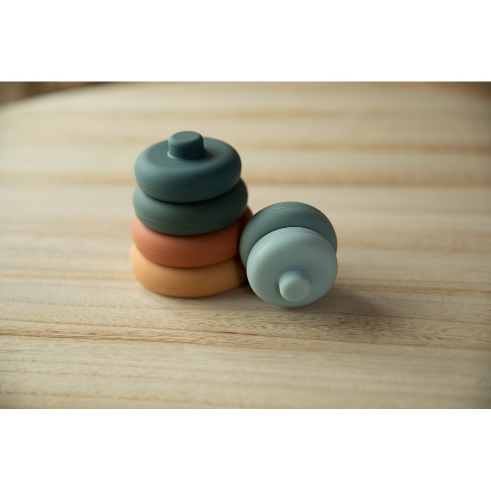 BoJungle Stacking Rounds torre impilabile silicone multicolore