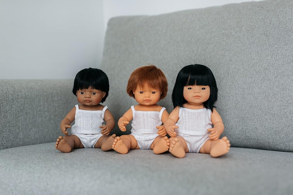 Miniland Bambolotto Latinoamericano 31157 Bambola 38 cm Vinile