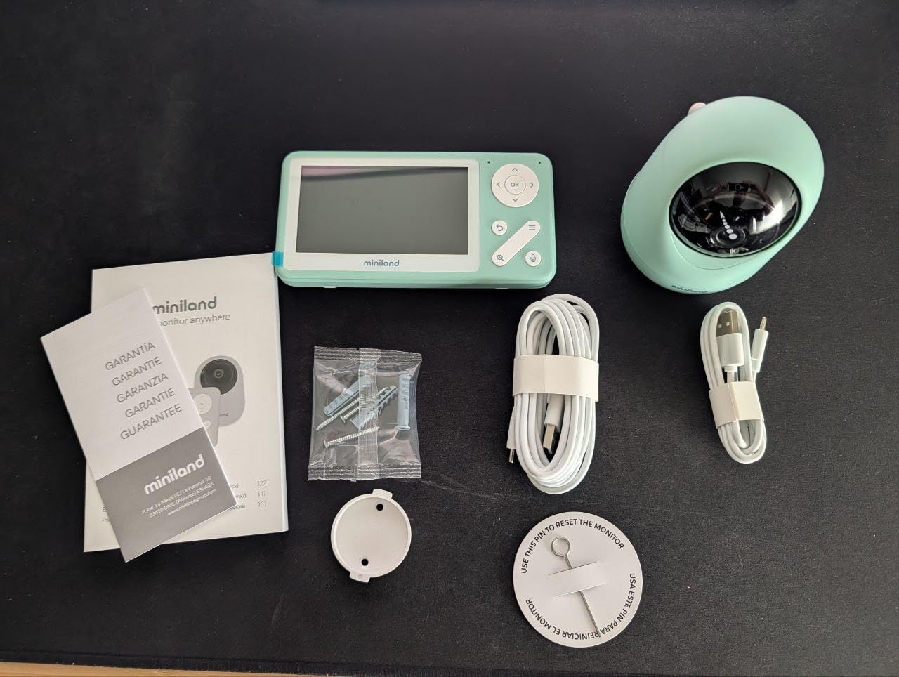 Miniland Digimonitor Anywhere baby monitor video 4,2" con app