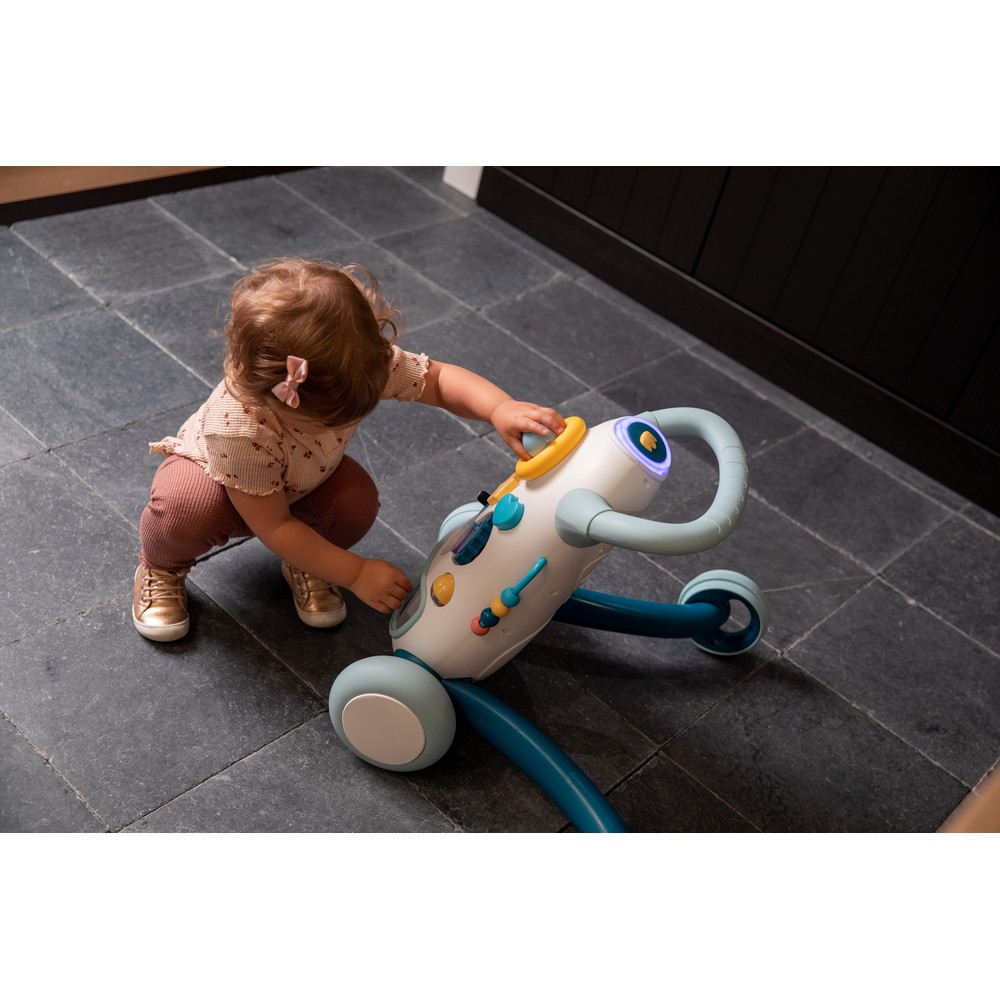 BoJungle Playtime B-Walking Aid Jumpy Blue primi passi blu