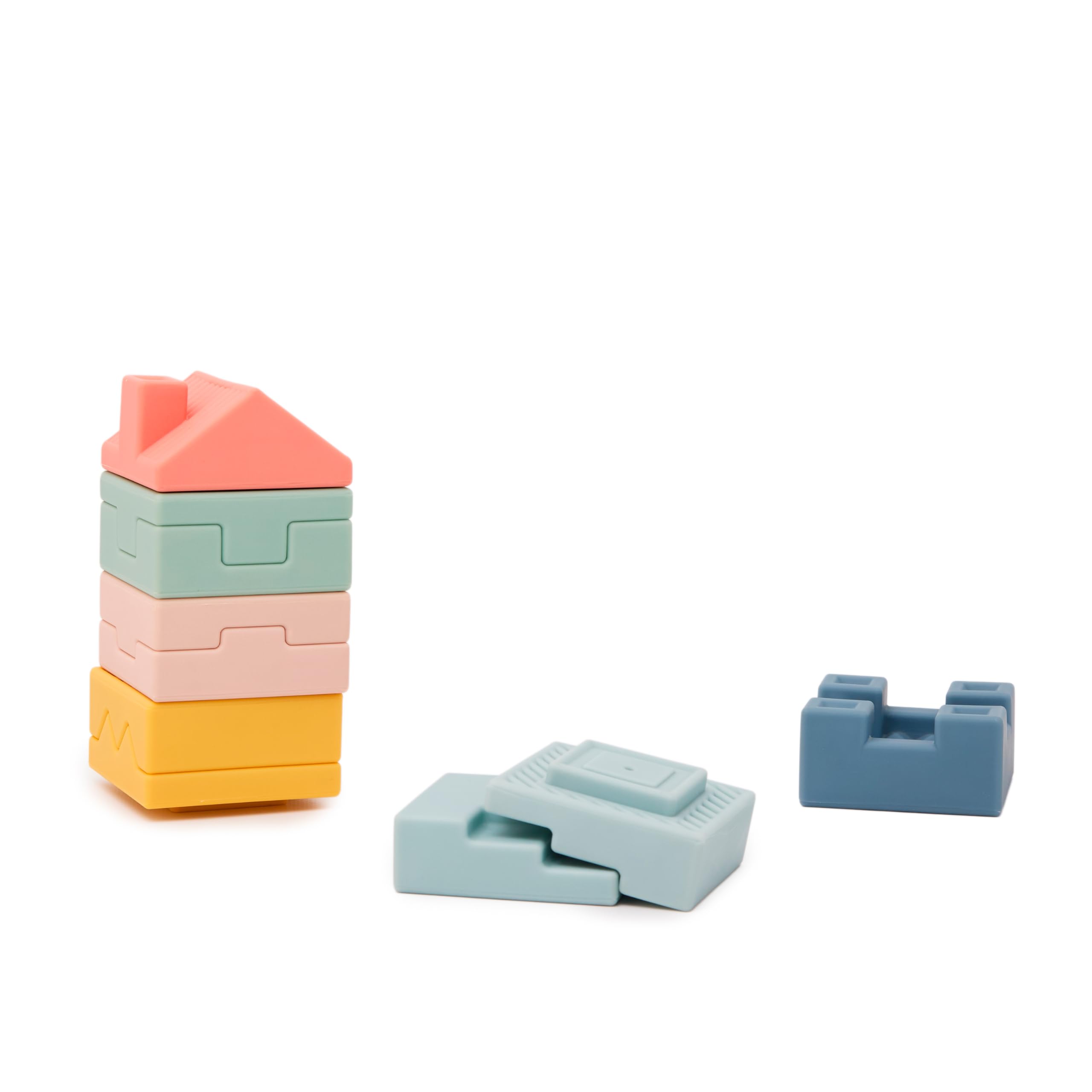 Miniland Soft Towering Blocks Morbidi 6 Mesi+