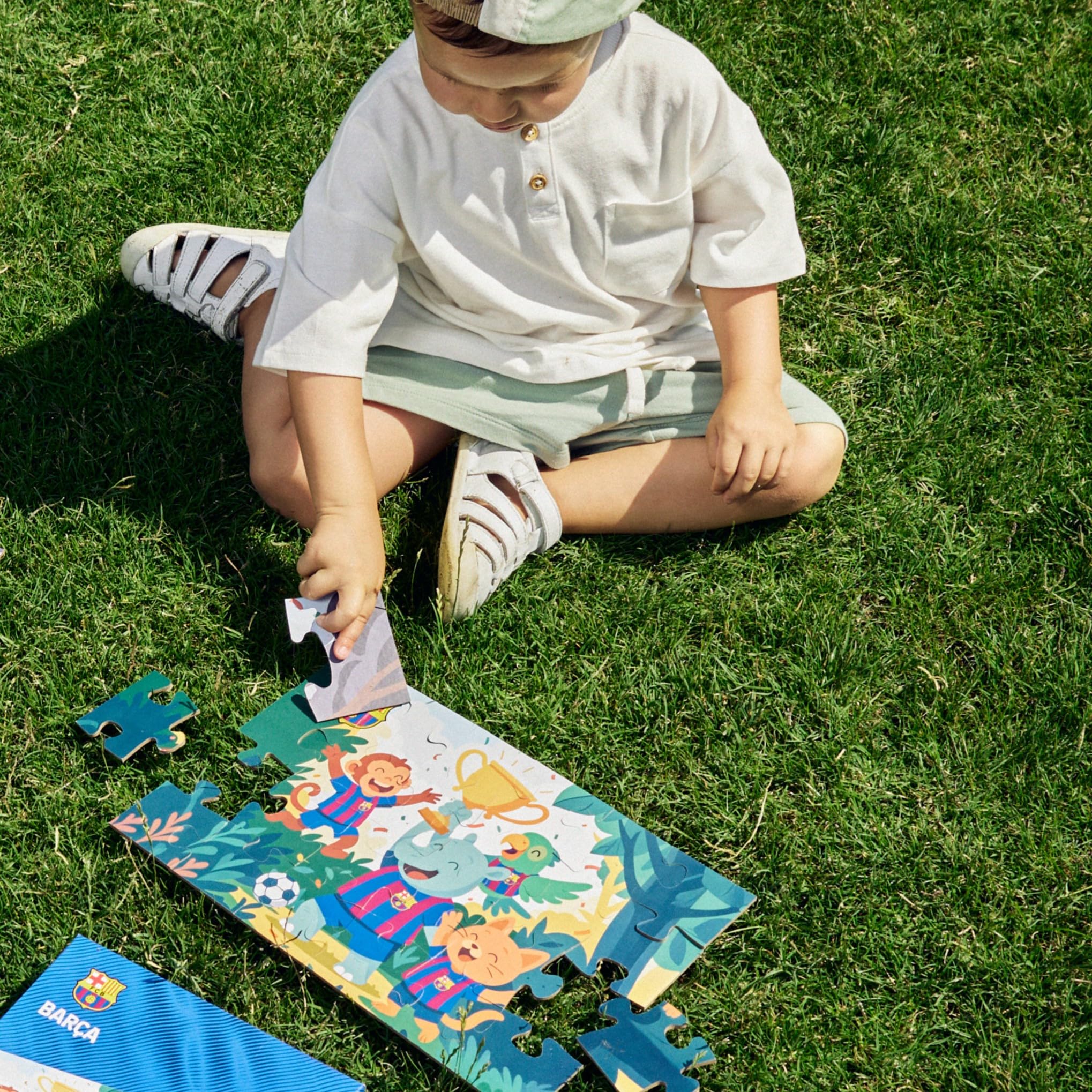 Miniland FC Barcelona puzzle bambini 24 pezzi dai 3 anni