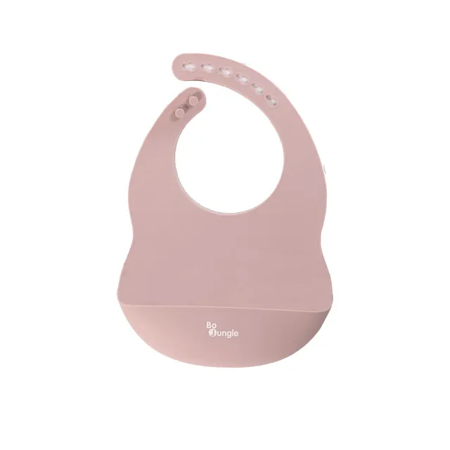 Bo Jungle Bavaglino Silicone Rosa con Tasca
