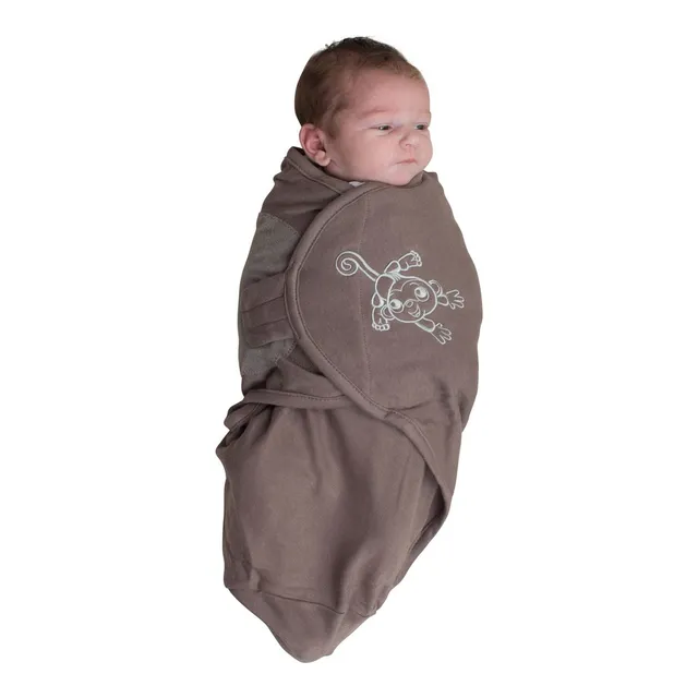BoJungle Sleep B-Wrap coperta cotone scimmia large