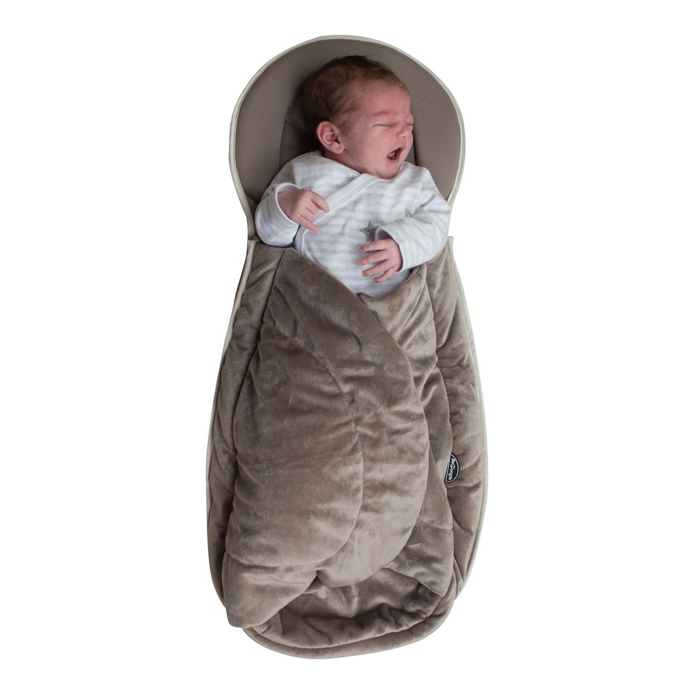 BoJungle Outdoor B-Comfort Nest riduttore passeggino Taupe reversibile