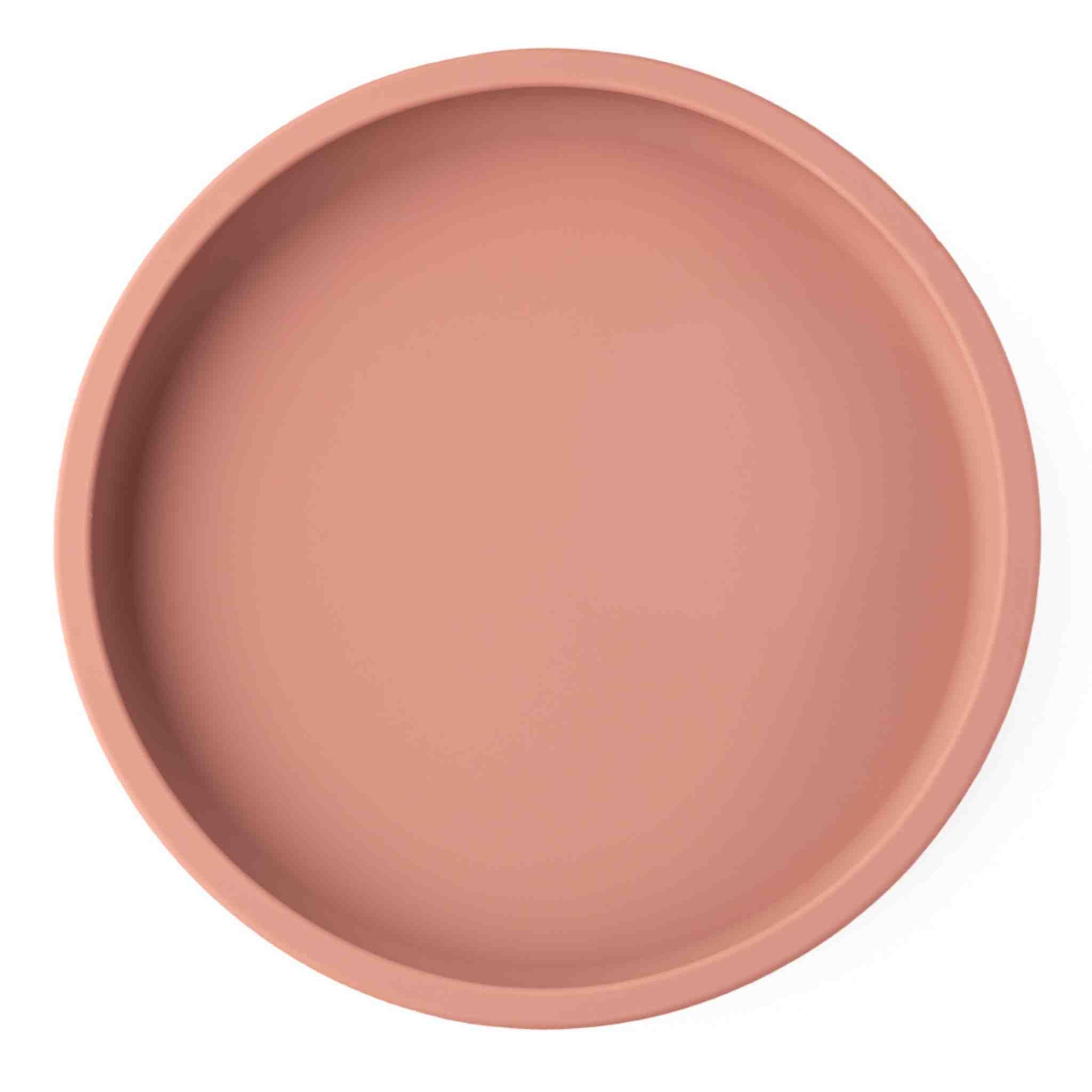 Eco Rascals Silicone Divider Plates Piatto Rosa con divisore