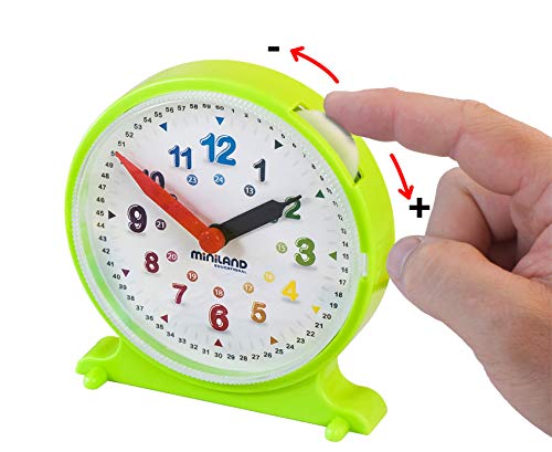 Miniland Giochi matematica Orologio 45311 12 schede attività